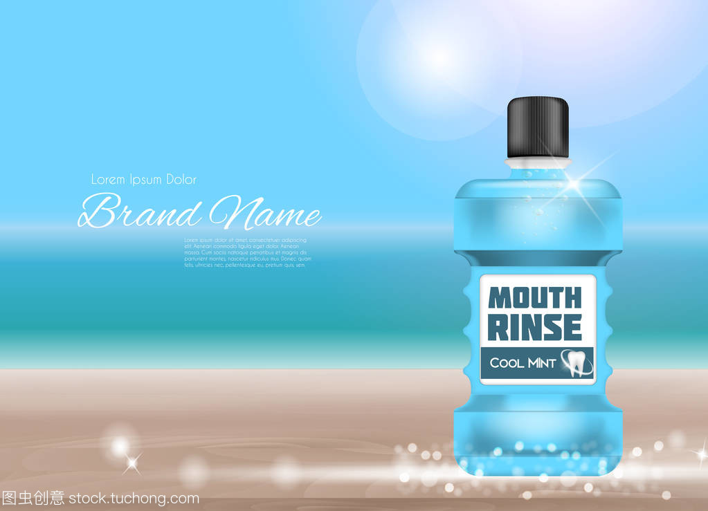 立体幻境 3D写实插图在化妆品广告与杂志背景设计中的创新应用