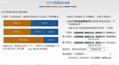 无分类编址CIDR与超网技术 计算机信息网络的灵活设计之道