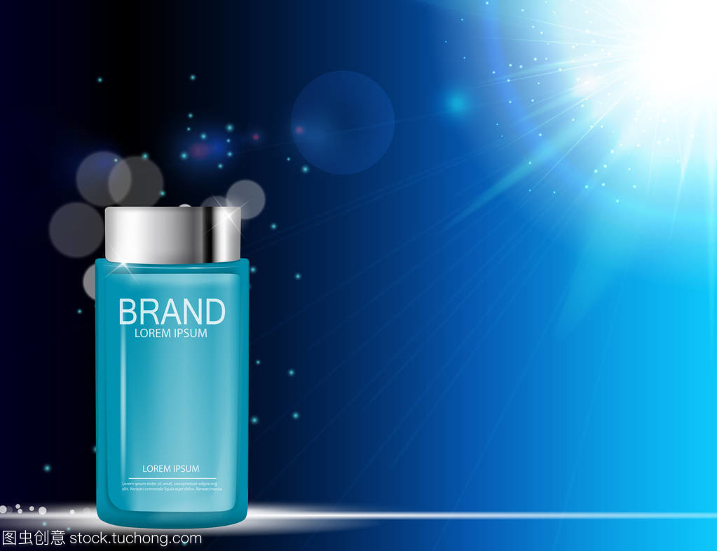 化妆品广告设计与杂志背景模板创意指南